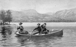 'I DIDN'T SAY ANYTHING, AND TAKING THE POLE IN BOTH
HANDS I GAVE IT A WILD TWIRL OVER MY HEAD'