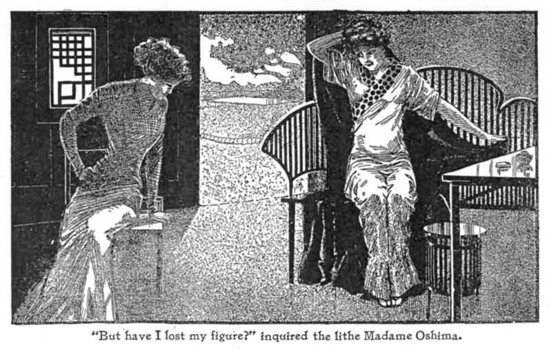 'But Have I Lost My Figure?' Inquired the Lithe
Madame Oshima.