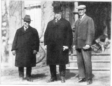THREE PIONEERS IN SENIOR SERVICE WORK

Left to right: Colonel Ullman, President, Chamber of Commerce, New
Haven, Connecticut; Ex-President William H. Taft, and Walter Camp.