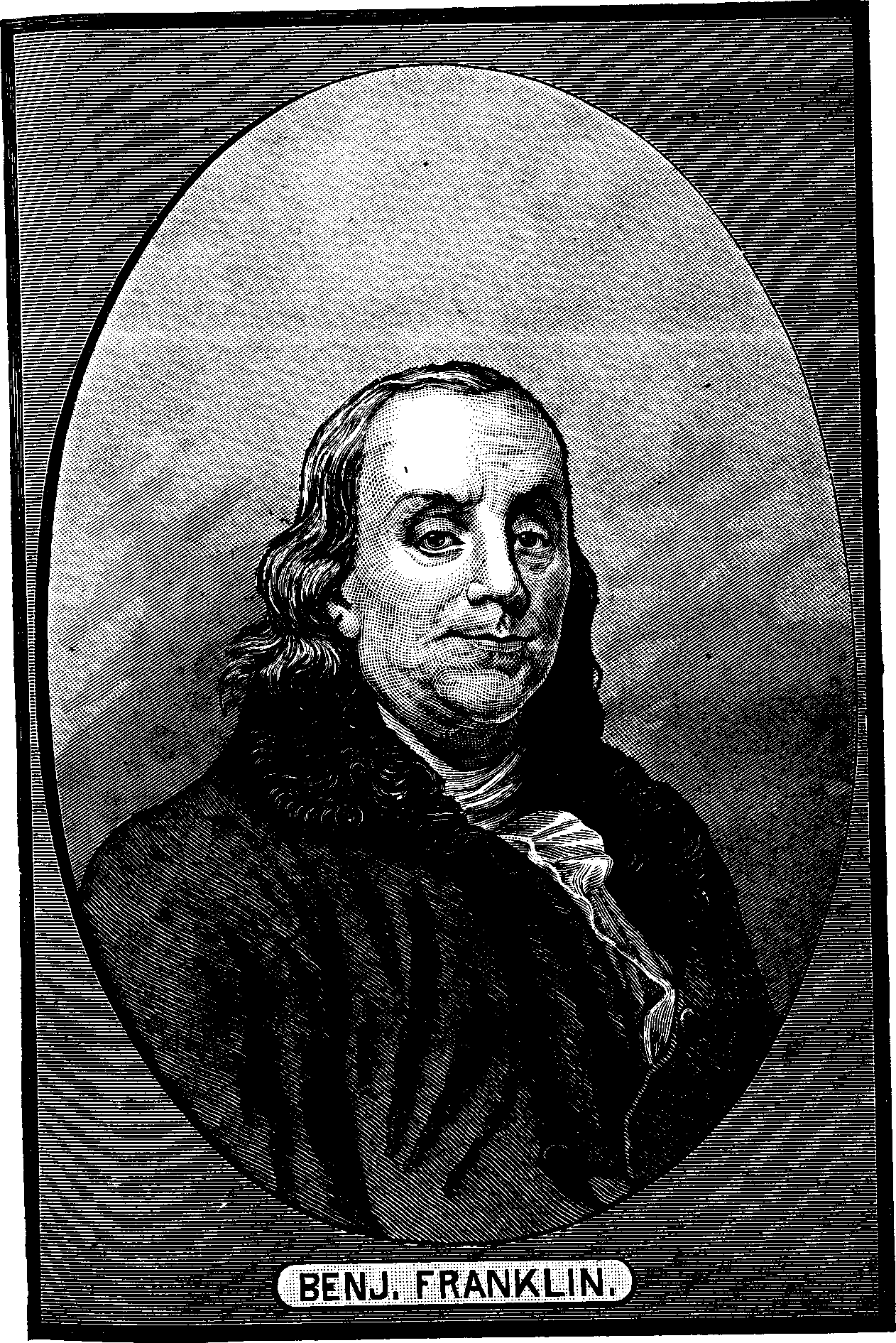 Illustration:
BENJ. FRANKLIN.