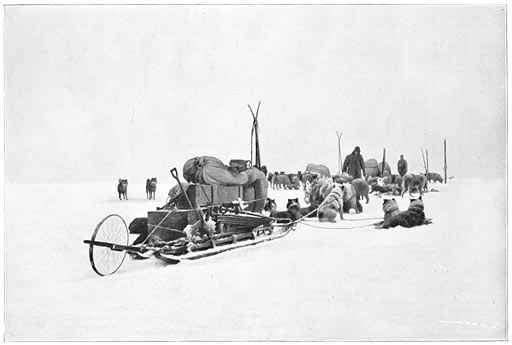 Op weg naar de Pool. Aan het einde van een &eacute;tappe.