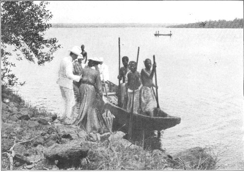 The Facilities for Landing at Banana, the Port of
Entry to the Congo, Are Limited.