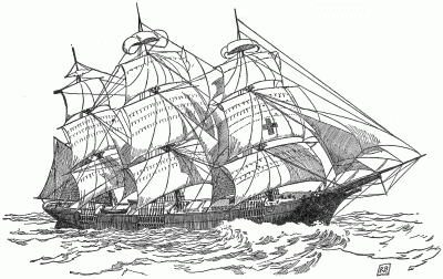"THE DREADNAUGHT"&mdash;NEW YORK AND LIVERPOOL PACKET