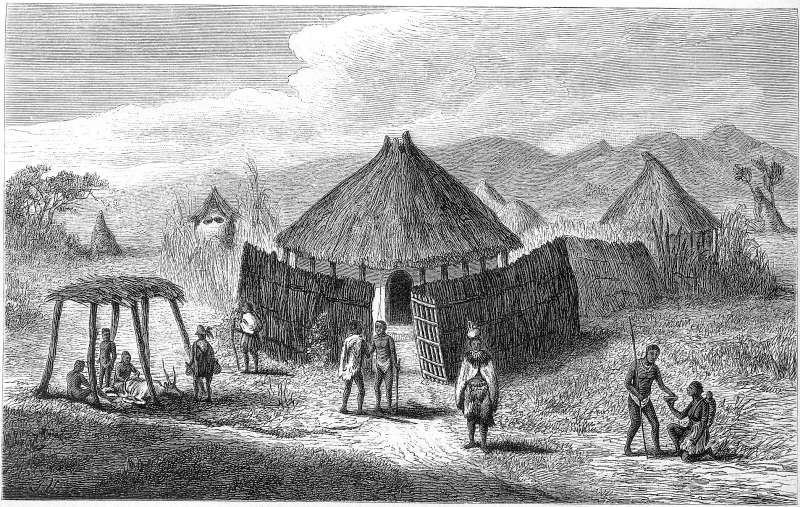 Bamangwatoh&uuml;tten in Schoschong.