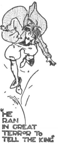 A
person running in terror