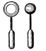 FIG. 2.&mdash;When the ball is heated, it become too large to slip through the ring.
 