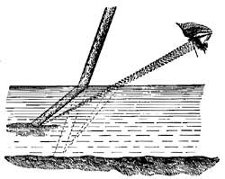  FIG. 64.&mdash;A straw or stick in water seems broken.