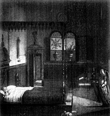 THE DREAM OF S. URSULA FROM THE PAINTING BY CARPACCIO
in the Accademia