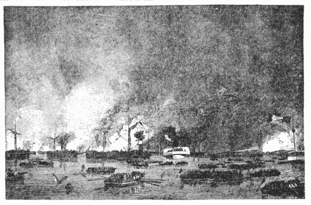 ATTACK ON ROANOKE ISLAND&mdash;LANDING OF THE TROOPS.