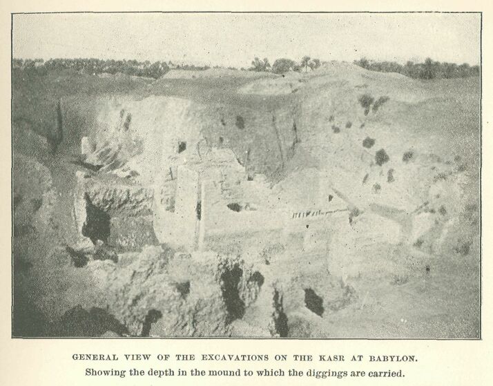163.jpg General View of the Excavations on The Kasr At
Babylon. 

