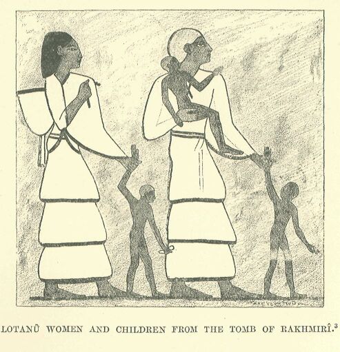 226.jpg Lotan� Women and Children from the Tomb Of Rakhmie� 