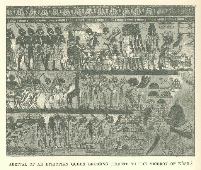 338.jpg Arrival of an Ethiopian Queen Bringing Tribute To The Viceroy of K�sii 