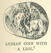 055a.jpg Lydian Coins With a Lion and Lion&rsquo;s Head 