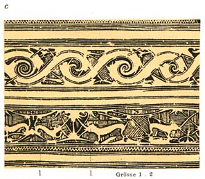 Schnitzereien auf Bambusk&ouml;chern.