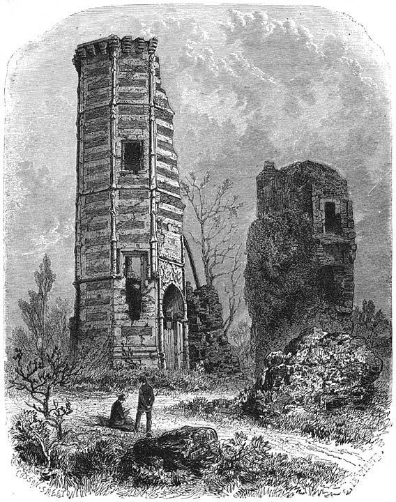 Ru&iuml;ne van Montfort-l’Amaury. (Zie bladz. 204.)