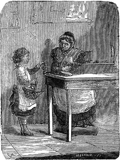 Senta com'� buona l'uva della nostra vigna.