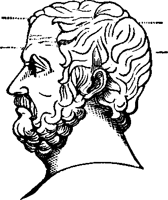Illustration:
Fig. 74. represents Zeno, a profound thinker and moral philosopher. 