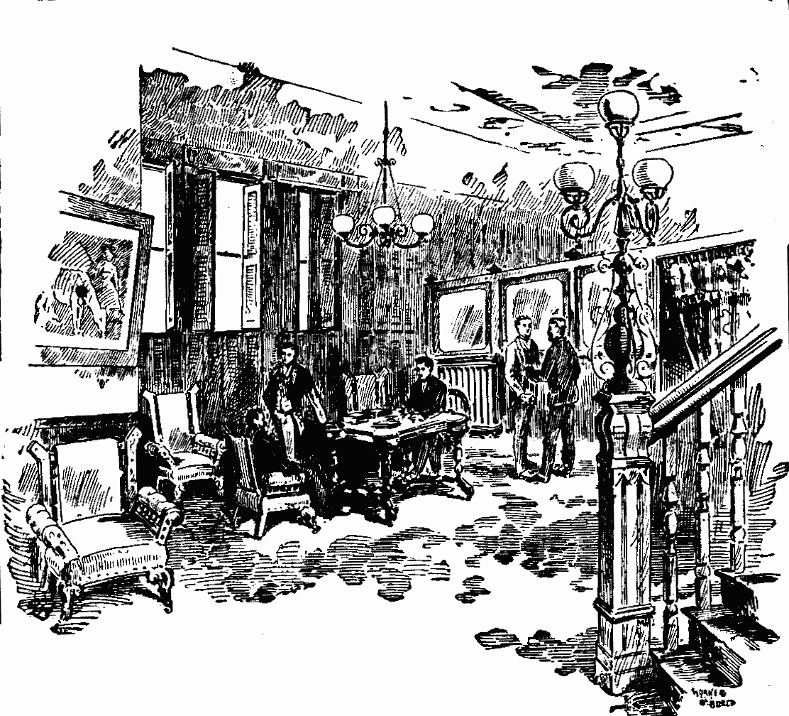 Illustration:
Gentlemen's Reception-room, Invalids' Hotel and Surgical Institute.