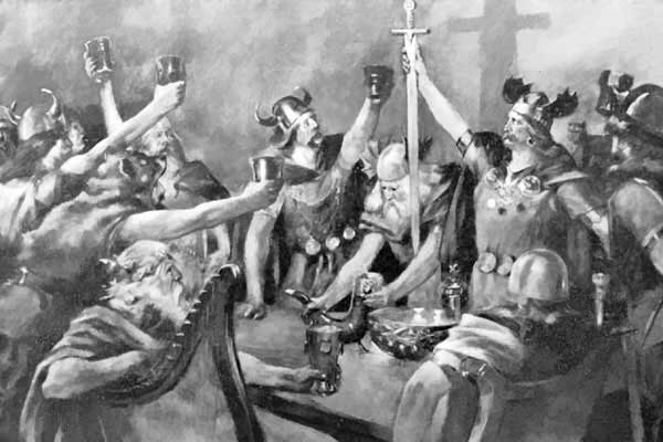 King Olaf's Christmas.

The King that gave Christianity to Norway.