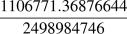 1106771.36876644&nbsp;&frasl;&nbsp;2498984746