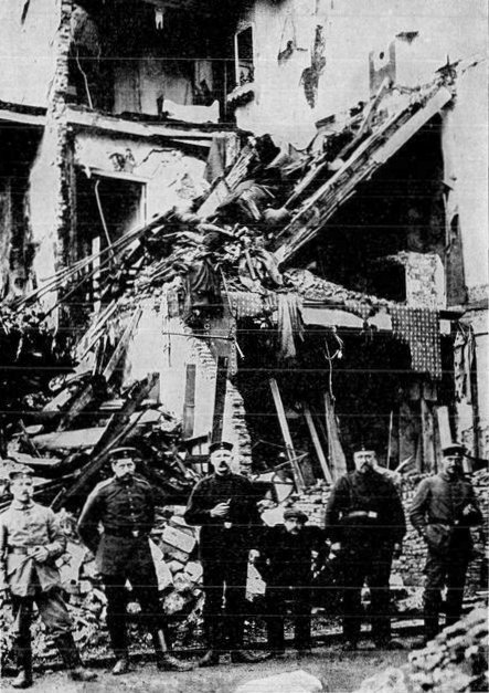 At Malines&mdash;a good background for a photograph to send home to Germany