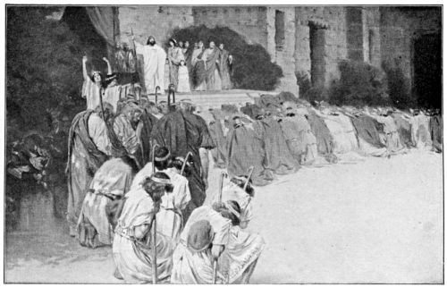 SCENE FROM THE FIRST ACT OF "&OElig;DIPUS"