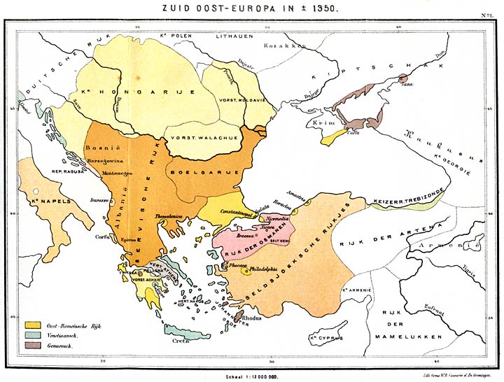 Zuid-Oost-Europa in &plusmn;1350