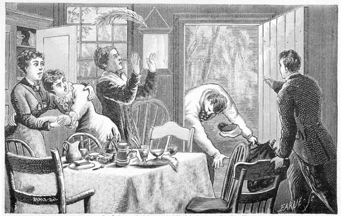 Bucholz rushed in and fell fainting to the
floor.