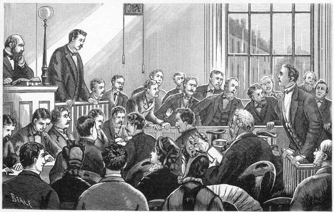 His eyes full of savage but impotent fury were
fixed upon the detective.