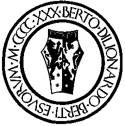 28. RENAISSANCE INLAID MEDALLION. FROM A RUBBING. F.&nbsp;C.&nbsp;B.