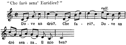 Che far� senz' Euridice?