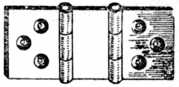Fig. 232.&mdash;Non-reversible
    Screen Hinge.