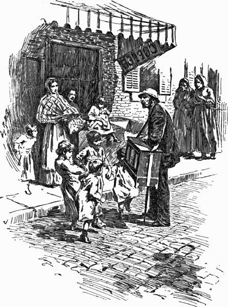 THE CHILDREN ARE DANCING. THE ORGAN IS PLAYING ON THE
BLUE ALSATIAN MOUNTAINS