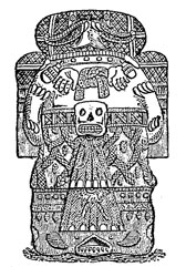 Fig. 54.&mdash;Huitzilopochtli (side).
