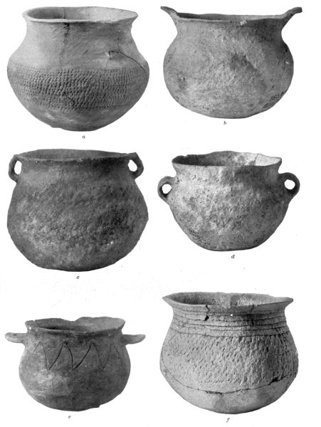 PL. CXIX&mdash;
COILED AND INDENTED POTTERY FROM SIKYATKI