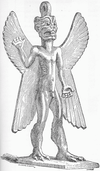 55.&mdash;DEMON OF THE SOUTH-WEST WIND. (Perrot and Chipiez.)