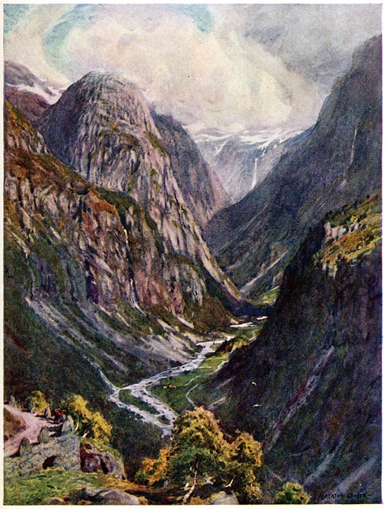 N&aelig;rodal, from Stalheim, Sogne Fjord