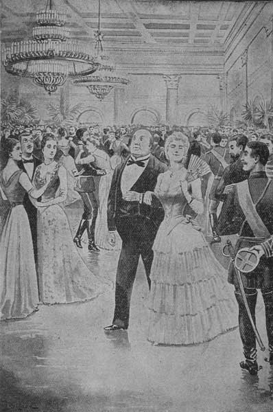 "WITH HORROR THE SISTERS SAW THE COUNTESS AIRING THE
HISTORIC BRACELET."&mdash;Page 68.