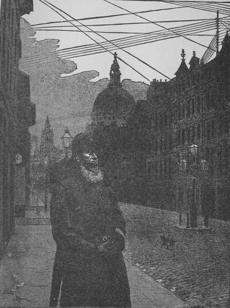LONDON POLICEMAN.&mdash;ST. PAUL'S IN DISTANCE.