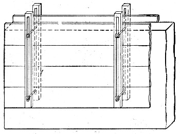Fig. 204.&mdash;Movable Panel Form for Wall Construction.