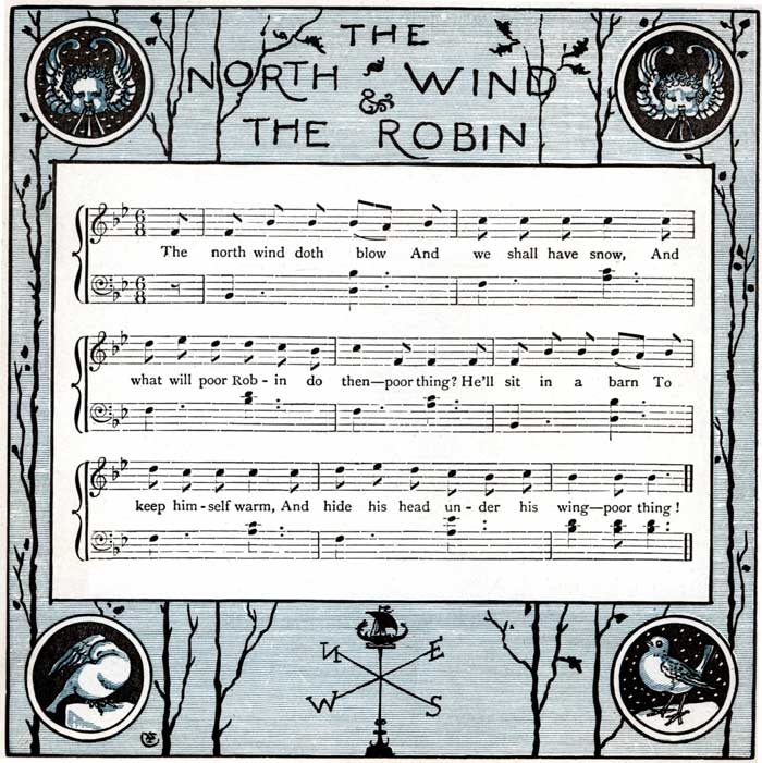 The North Wind and the Robin music