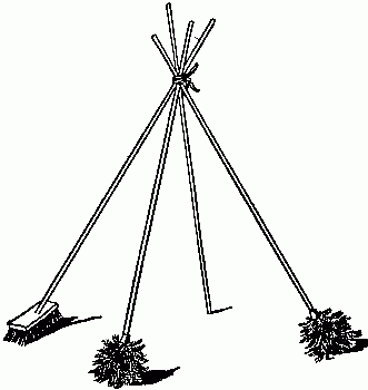 Fig. 168&mdash;Framework for wigwam.