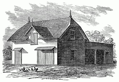 Fig. 45.&mdash;Cottage Stable.