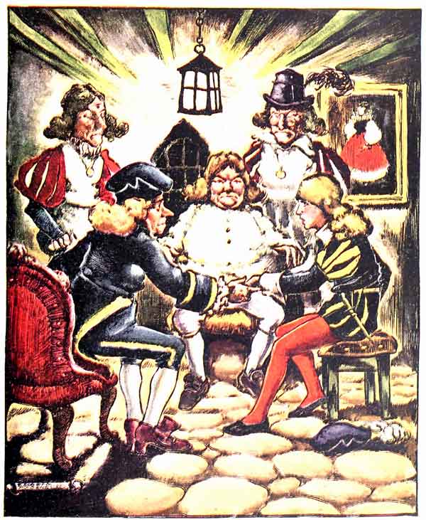 THE MOST RENOWNED PHYSICIANS OF THE FACULTY MET ONE
EVENING IN CONSULTATION AT THE PALACE