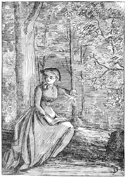 "C&eacute;line looked cautiously
around her."&mdash;page 159.