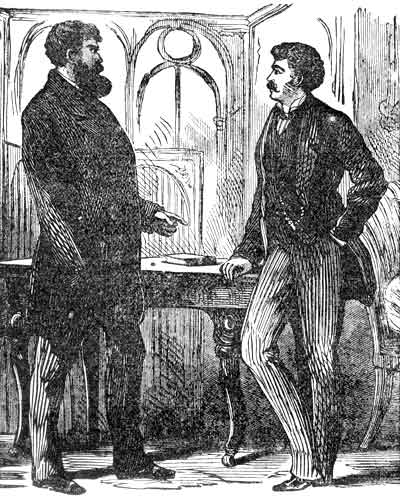 "Mr. Percy arose slowly, and
the two confronted each other."&mdash;page 306.