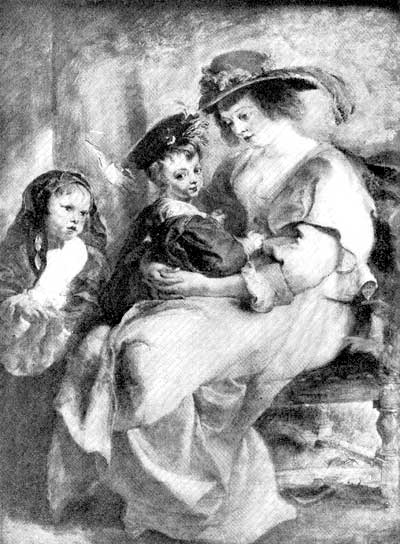 Fig. 33. Helena Fourment and Her Son and Daughter.
Rubens. Louvre, Paris