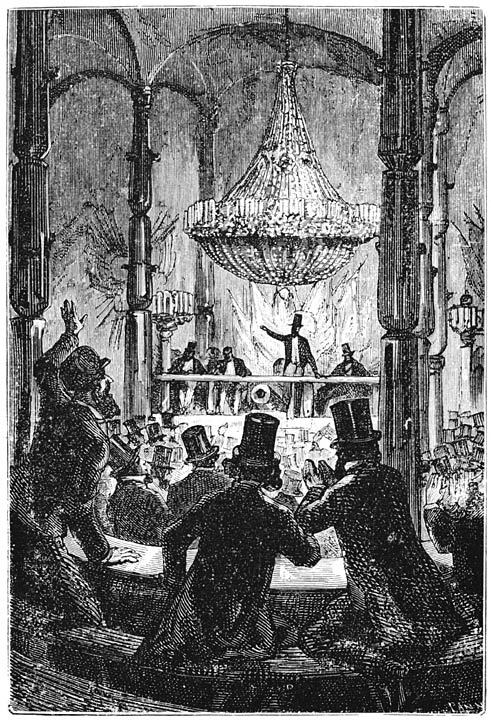 &raquo;Hij gaf een teeken van stilte.” (Bladz. 7.)