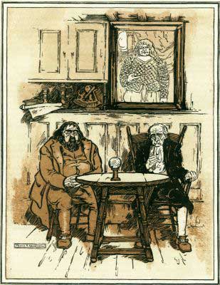 "THE FAT MAN'S EYES ... WERE FIXED UPON THIS THING WITH A
KIND OF STUPID INTENSITY"