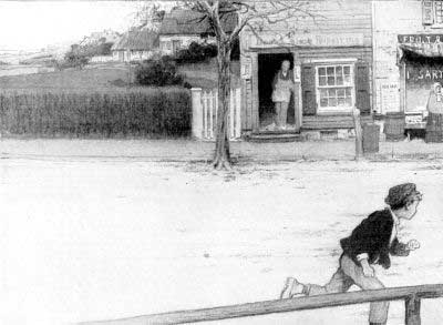 "A RING OF BOYS&mdash;EXCITED, EAGER, YELLING"